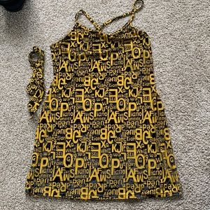 Fashion Brand Company Wordy Semi Sheer Dress